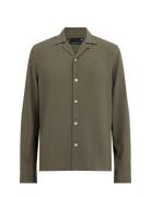 Venice Ls Shirt Tops Shirts Casual Khaki Green AllSaints