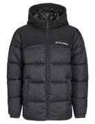 Jjmoon Hood Puffer Mni Fôret Jakke Black Jack & J S