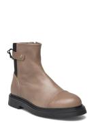 Brooke Shoes Boots Ankle Boots Ankle Boots Flat Heel Beige Pavement