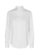 Mmmartina Shirt Tops Shirts Long-sleeved White MOS MOSH