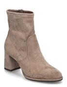 Women Boots Shoes Boots Ankle Boots Ankle Boots With Heel Beige Tamari...