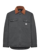 Quilted Workwear Jacket Vattert Jakke Grey Lee Jeans