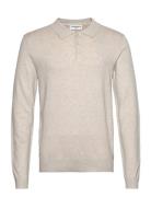 Long Sleeve Knitted Poloshirt Tops Knitwear Long Sleeve Knitted Polos ...