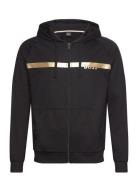 Authentic Jacket H Tops Sweat-shirts & Hoodies Hoodies Black BOSS