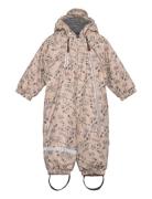 Pu Snow Suit 2 Zip Recycled - Aop Outerwear Coveralls Snow-ski Coveral...