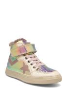 Bisgaard Isak Lamb Høye Sneakers Multi/patterned Bisgaard