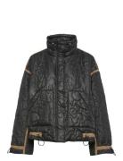 Yasklina Quilted Jacket S. Vattert Jakke Black YAS