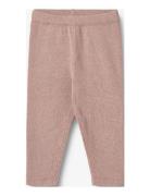 Knit Trousers Neel Bottoms Trousers Pink Wheat