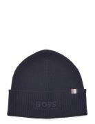 Magico_R_Hat Accessories Headwear Beanies Navy BOSS