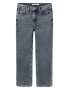 Nkmryan Straight Jeans 5950-Dm Noos Bottoms Jeans Regular Jeans Grey N...