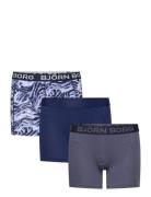 Core Boxer 3P Night & Underwear Underwear Underpants Navy Björn Borg