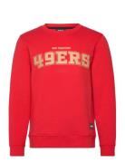 Watt_Nfl Tops Sweat-shirts & Hoodies Sweat-shirts Red BOSS