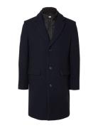 Slhnew Joseph Coat Noos Ullfrakk Frakk Navy Selected Homme