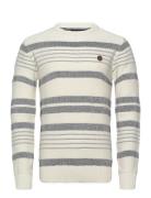 Infosan Tops Knitwear Round Necks Beige INDICODE