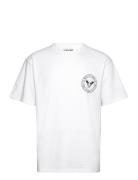 Toby T-Shirt Tops T-shirts Short-sleeved White Fat Moose