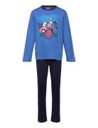 Pyjama Pyjamas Sett Blue Marvel