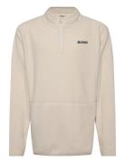 Borg Half Zip Fleece Outerwear Fleece Outerwear Fleece Jackets Beige B...