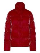 Valenciacras Puffer Jacket Fôret Jakke Red Cras