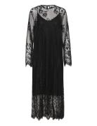 Laicagz Dress Maxikjole Festkjole Black Gestuz