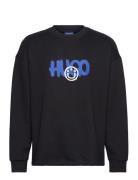 Nimaylong Tops Sweat-shirts & Hoodies Sweat-shirts Black HUGO BLUE