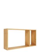 Mira - Wall Shelf, Bamboo, Natural 70X15X35,5 Cm Home Furniture Shelve...