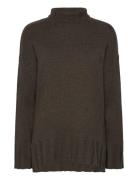 Bs Antoinette Over D Fit Knitwear Tops Knitwear Turtleneck Brown Bruun...