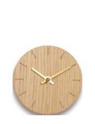 Light Oak Home Decoration Watches Wall Clocks Beige Hemverk