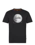 Te_Moon Tops T-shirts Short-sleeved Black BOSS