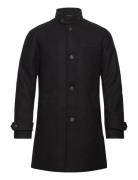 Jjemelton Wool Coat Sn Ullfrakk Frakk Black Jack & J S