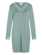 Karita Long-Sleeved Dress Nattkjole Blue CCDK Copenhagen