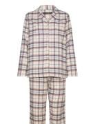 Check Flannel Pyjamas Pyjamas White Missya