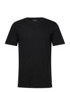 Crew Neck Slub Ss T-Shirt Tops T-shirts Short-sleeved Black Superdry