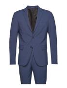 Plain Mens Suit Dress Blue Lindbergh