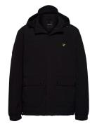 Hooded Pocket Jacket Parkas Jakke Black Lyle & Scott