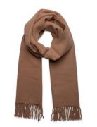 Wool Woven Scarf Accessories Scarves Winter Scarves Beige GANT