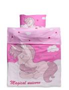 Bed Linen Junior Nb 2301 Magical Unicorn - 100X140, 40X45 Cm Home Slee...