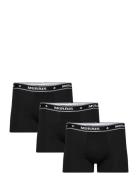 Morris Boxer Brief 3-Pack Old Blue Boksershorts Black Morris