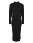 Yasolinda High Neck Ls Long Dress S. Maxikjole Festkjole Black YAS