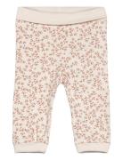 Pants - Aop Bottoms Leggings Beige Fixoni