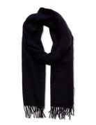 Bs Kemsley Scarf Accessories Scarves Winter Scarves Navy Bruun & Steng...