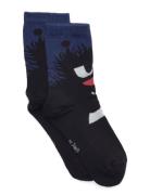 Lustig Stinky Strumpor Socks & Tights Socks Navy MUMIN