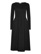 Cc Heart Rylan Mix Dress Long Sleev Knelang Kjole Black Coster Copenha...