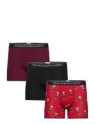 Stretch Cotton Boxer Brief 3-Pack Boksershorts Red Polo Ralph Lauren U...