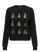 Onlyda Xmas L/S O-Neck Box Swt Tops Sweat-shirts & Hoodies Sweat-shirt...