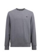 Cal Crew Neck Sweat Tops Sweat-shirts & Hoodies Sweat-shirts Grey J. L...