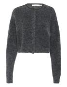 Debbiegz Short Cardigan Tops Knitwear Cardigans Grey Gestuz