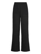 Borneo Trousers Bottoms Trousers Straight Leg Black Rosemunde