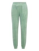 Jogger Relaxed Velours Pyjamasbukser Pysjbukser Green Hunkemöller