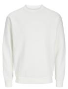 Jjebradley Sweat Crew Noos Tops Sweat-shirts & Hoodies Sweat-shirts Wh...