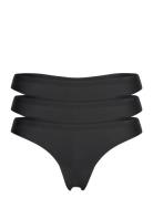 Invisible Thong 3-Pack Stringtruse Undertøy Black Aim´n